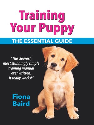 cover image of Training Your Puppy